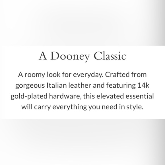 DOONEY & BOURKE SORRENTO BARLOW LEATHER HANDBAG BLACK PLUS DUST BAG NWT - Picture 5 of 12